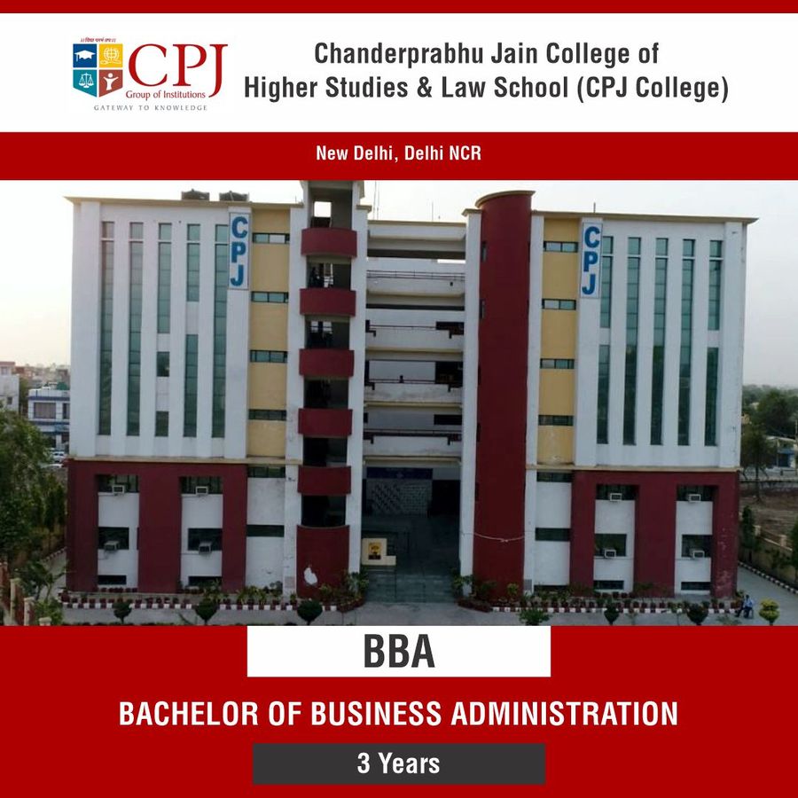 Bachelor of Business Administration (BBA) at Chanderprabhu Jain College of Higher Studies & Law School College, Delhi/NCR